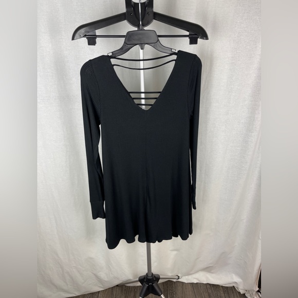 BP. Black Longsleeve Casual Mini Dress Size S (4-6) NWOT - Picture 7 of 10